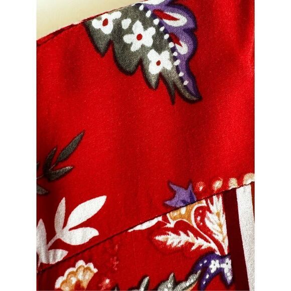 Jaase floral bounce with flounce at bottom and sleeves size L - Picture 6 of 10